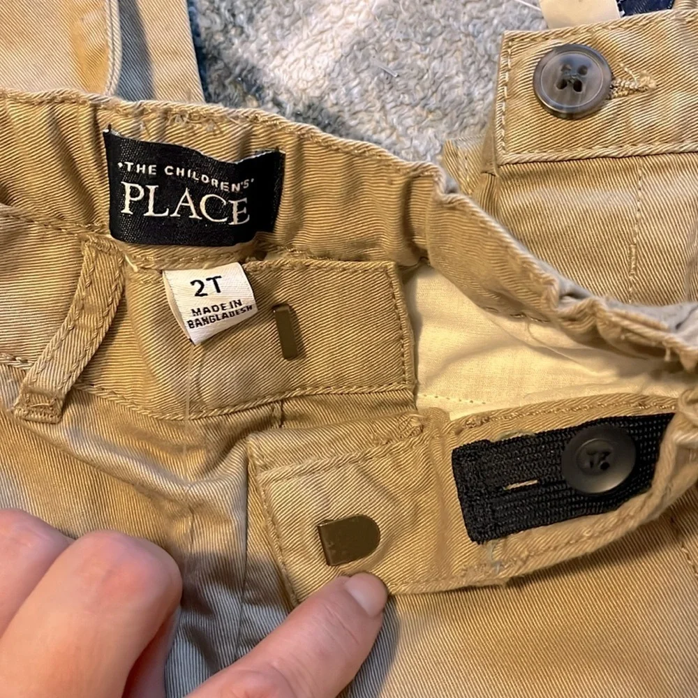 Children’s Place•2 Pair, NWT Toddler Girls Skinny Uniform Khaki Pants, Size 2